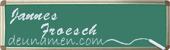 Jannes Froesch Visitenkarte